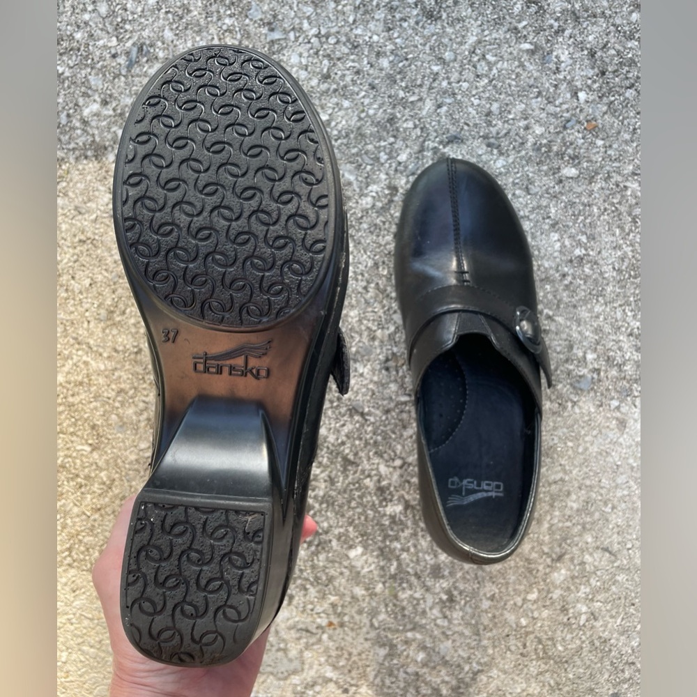 Dansko Tamara Professional Work Clogs - Black - Buckle - Comfort- Women’s 6.5/37 - Picture 6 of 8